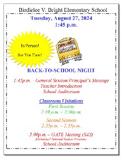 Back-to-School Night